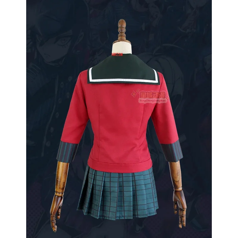 Аниме Danganronpa косплей Harukawa Maki костюмы для косплея парик школьная форма девочек Dangan