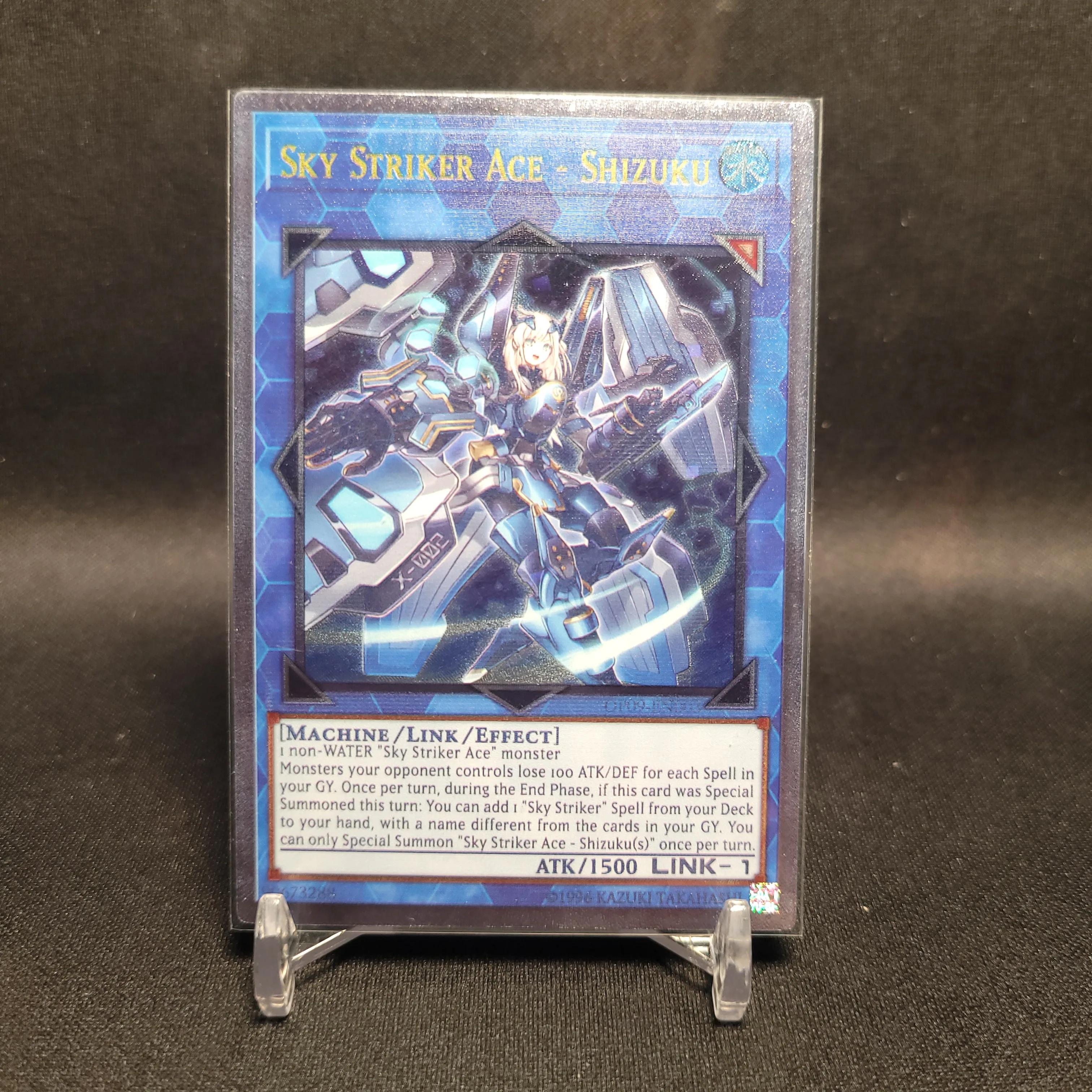 

Yu-Gi-Oh Ultimate Rare OP09-EN003/Sky Striker Ace - Shizuku Children's Gift Collectible Card Toys (Not Original)