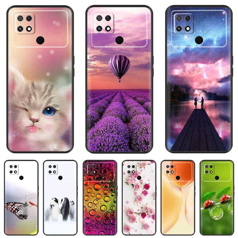 Чехол POCO C40 для Xiaomi Poco 2022 мягкий модный силиконовый чехол из ТПУ телефона C 40 PocoC40