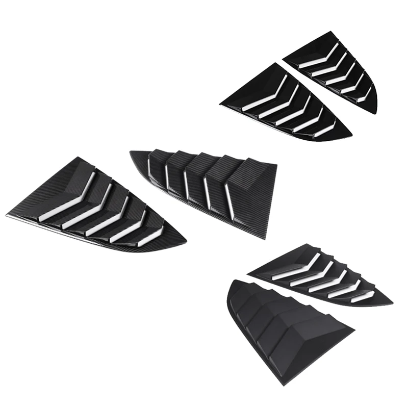 

Car Rear Triangle Blinds Windshield Sunshade For Subaru BRZ Toyota 86 2022+ Car Trim Replacement Parts Carbon Fiber Pattern