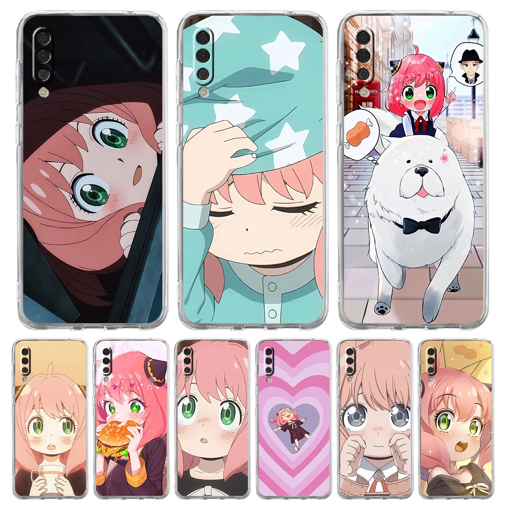 

Spy X Family Anya Forger Silicon Transparent For Samsung Galaxy A12 A22 A52 A02 A03S A50 A70 A10 A20 A20S A30 A40 Phone Case Bag