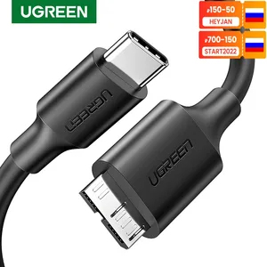 Кабель USB-CMicro 3.0 В Ugreen, для передачи и синхронизации данных, для MacBook, жесткого диска HDD, SSD