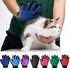 Haustier Handschuh Katze Pflege Handschuh Katzen haar Enthaarung bürste Handschuhe Hunde kamm für Katzen Bad Haarentferner saubere Massage bürste für Tier 1