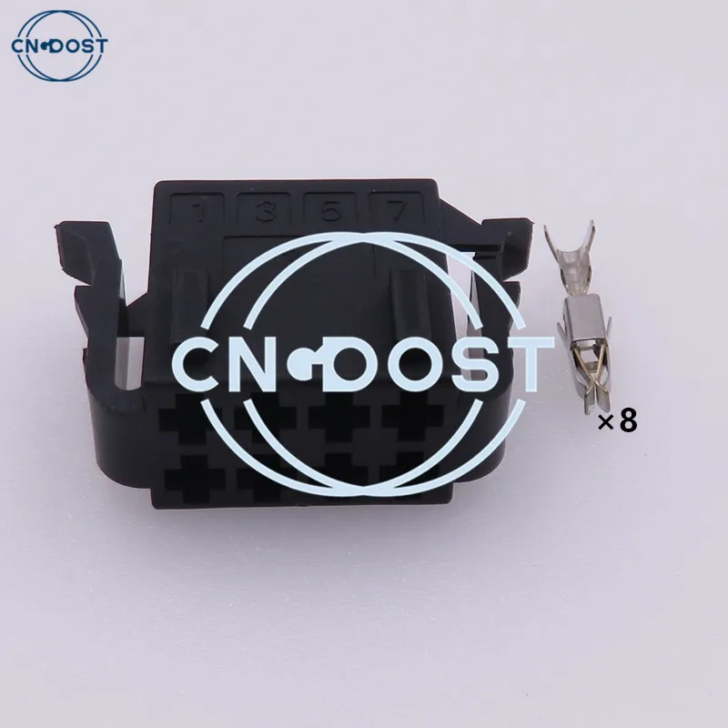 

1 комплект, автомобильная электрическая розетка, 8 контактов, 3,5 мм, 191, 972, 734, 191, 972, 724 для VW 191972734, 191972724