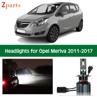 car headlamp bulbs for 2011 2017 opel meriva led headlight lighting low beam high beam 12v auto canbuslamp accessories parts