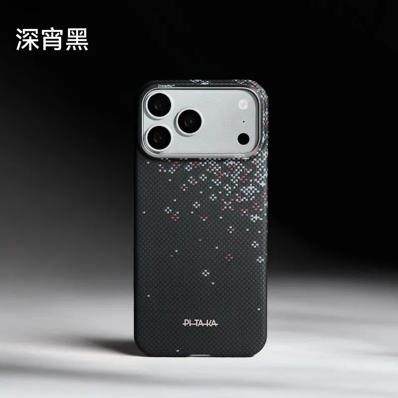 Фото Чехол PITAKA из углеродного волокна для iPhone 17 Pro Max/17 Pro/17/Air, магнитный, кевларовый, противоударный, ультратонкий №4
