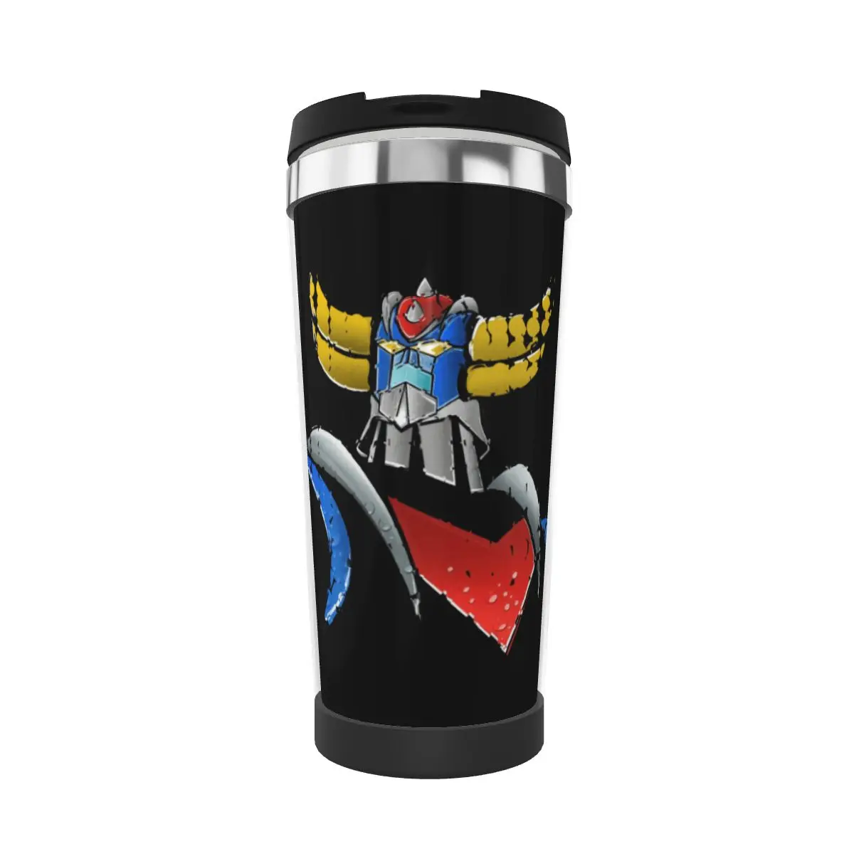 

Double Insulated Water Cup Goldoraks Grendizer Rain Glass Classic Heat Insulation multi-function cups Thermos Mug Humor Graphic