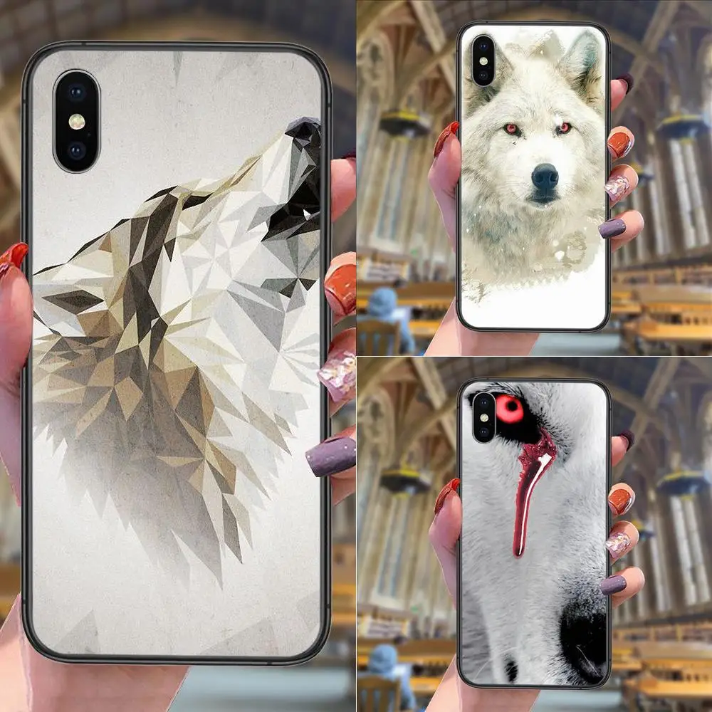 Модный бампер с черным корпусом Wolf Tears для Galaxy A12 A13 A20 A20E A20S A21 A21S A22 A3 A30S A31 A32 A40 A40S A41