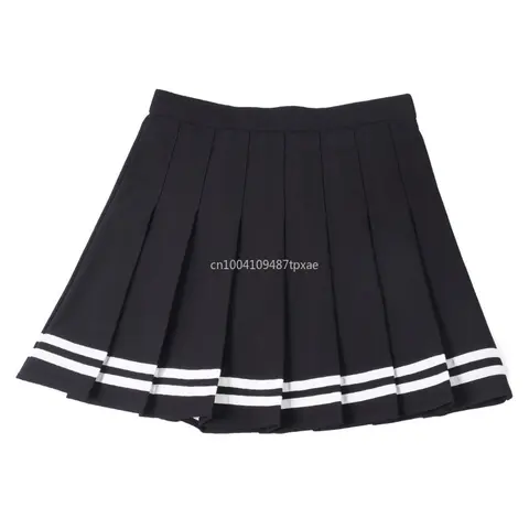 Women High-Waisted Y2k Summer Japanese School Dresses Plaid Pleated Skirt Student Cosplay Anime Mini Jk Uniforms Short Skirts