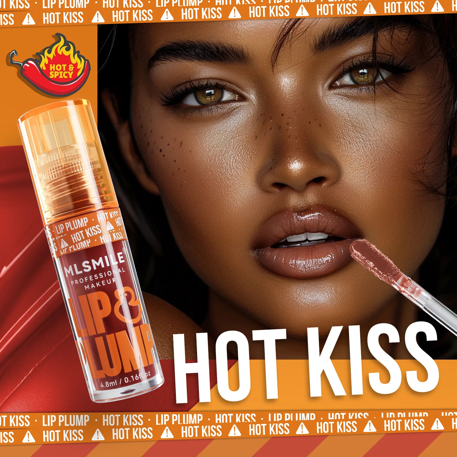 Увлажняющий блеск для губ с зеркальной водой стойкий