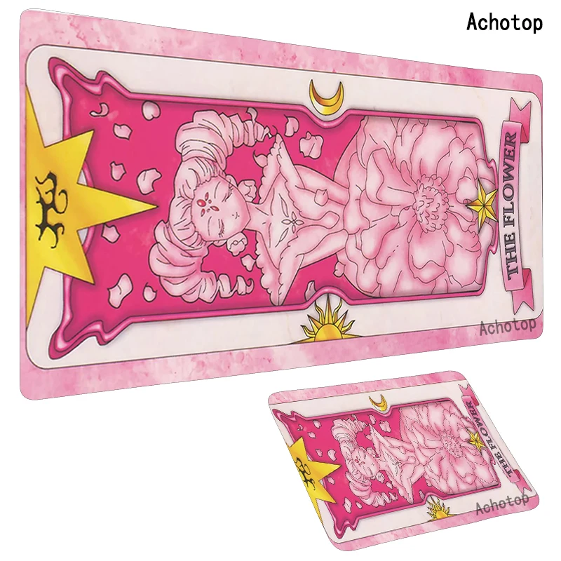 

80x30cm Cardcaptor Sakura Tarot Card Mousepad Mat for Mouse Gamer Gaming Mouse Pad Large Computer Keyboard Mouse Mat Desk Mats