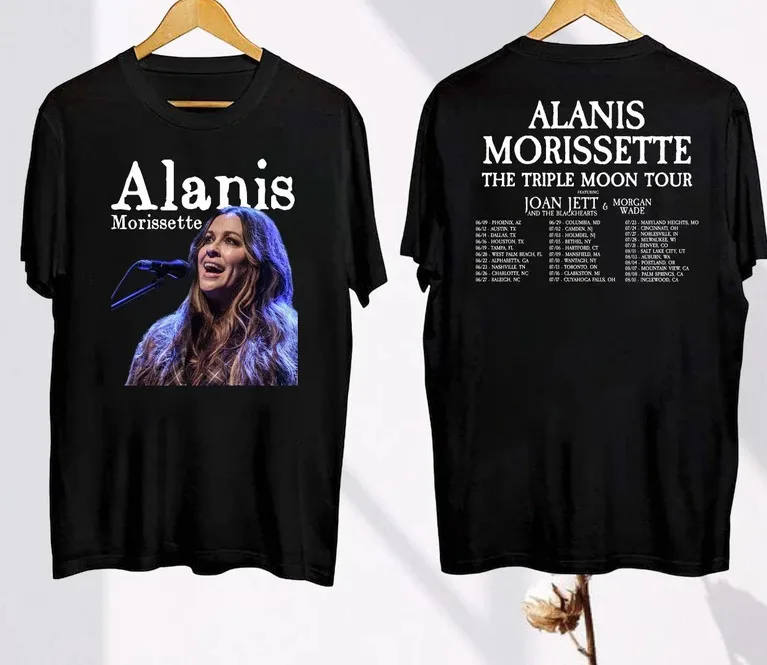 Футболка Alanis Morissette The Triple Moon Tour рубашка morтеплое 2024