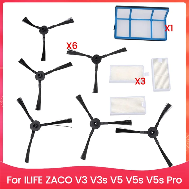 Фото ABMH-фильтр, запасные части, набор аксессуаров для пылесоса ILIFE ZACO V3 V3s V5 V5s V5s Pro, запчасти для пылесоса №5