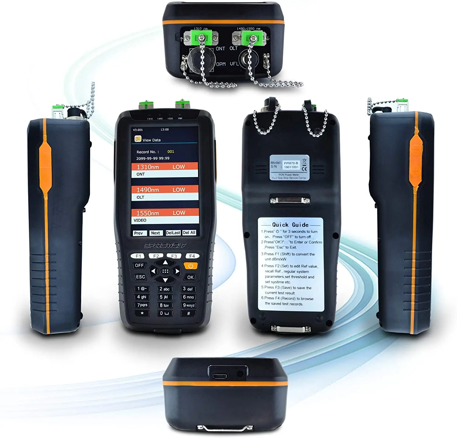 

Измеритель мощности, оптоволоконное оборудование PON с ручной длиной волны TM70B 1490 нм