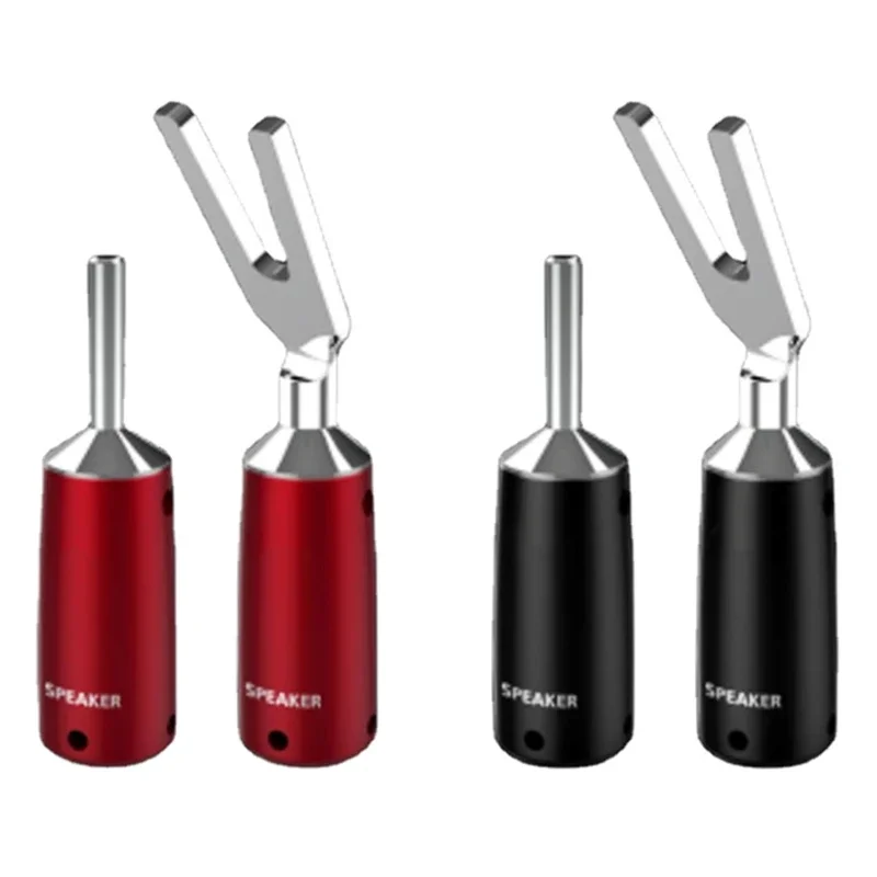 Штекер типа банан серии 1003 посеребренный 4 шт