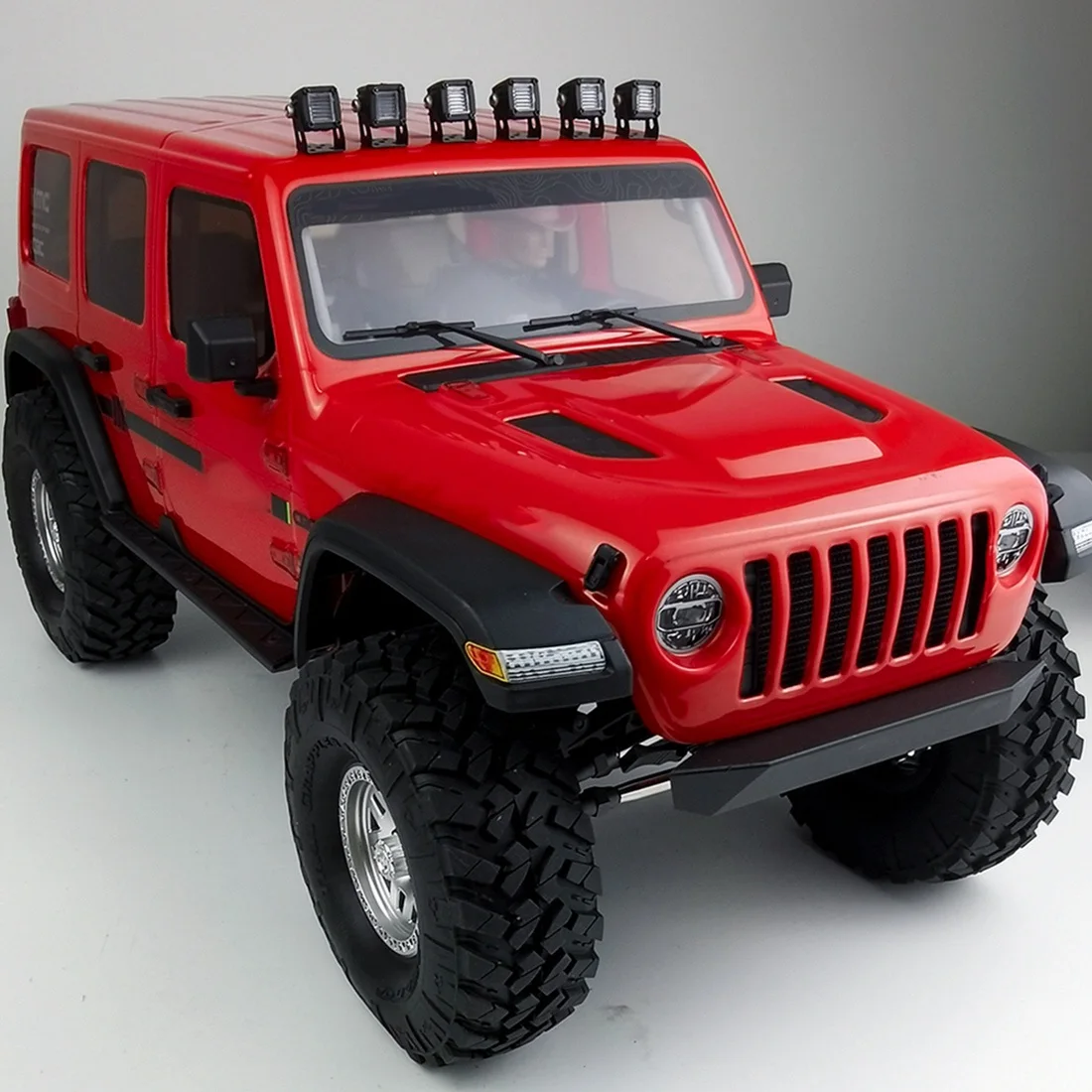 Модифицированные фары прожекторы автомобильные верхние бампер для AXIAL SCX10 JEEP TRAXXAS