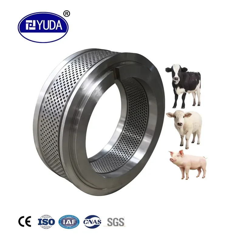 Фото Запчасти для гранулятора YUDA Buhler 304.58, Buhler 304.78 (2026 г.) для производства кормов для животных и биомассы: кольцевая матрица для гранулятора №2