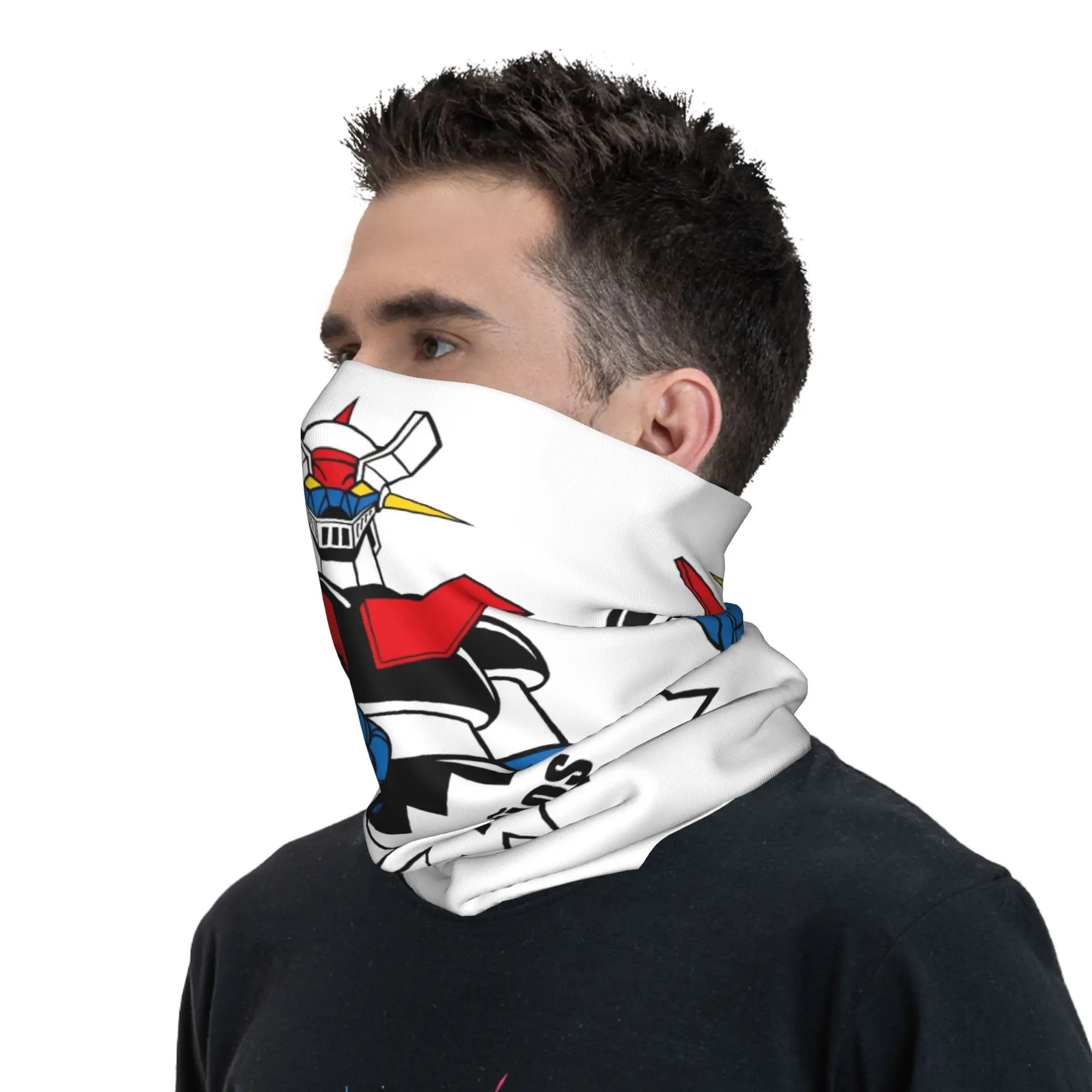 Пользовательские Grendizer поп-культура мультфильм бандана для шеи теплые мужские и