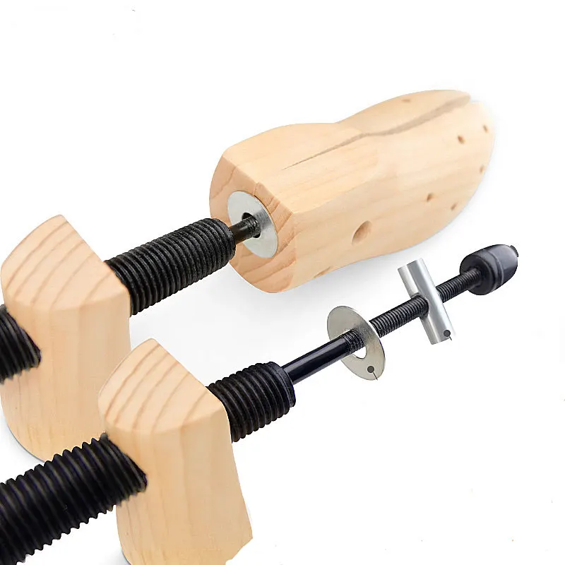 FamtiYaa 1Pcs Shoe Trees Wooden Shoe Stretcher Adjustable Man Women Flats Pumps Boots Expander Shaper Rack