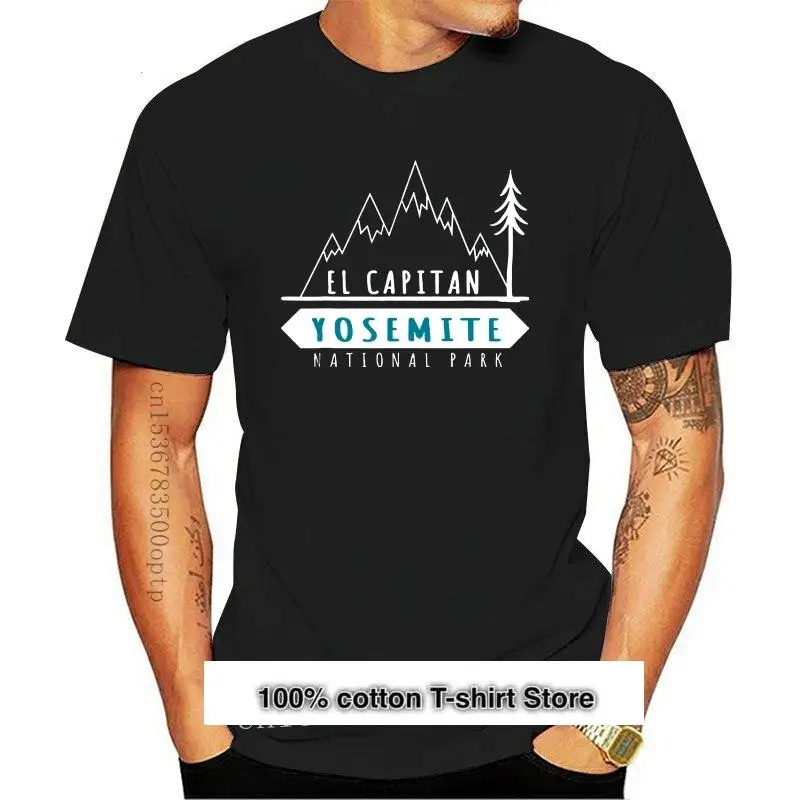 

Camiseta divertida para hombre y mujer, ropa a la moda, El capitán Yosemite, del Parque Nacional