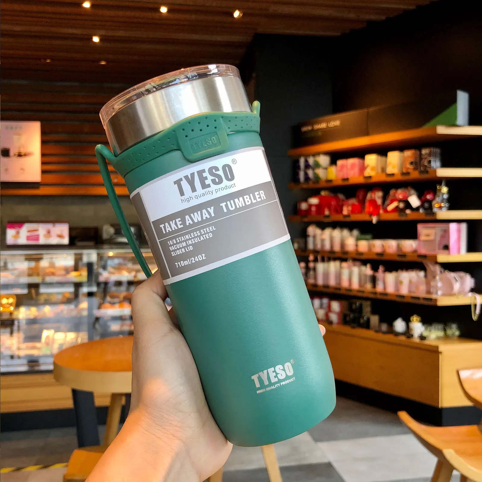 

550ML Double Stainless Steel Coffee Thermos Mug With Non-slip Case Car Vacuum Flask Travel Insulated Bottle Portable Thermos Cup