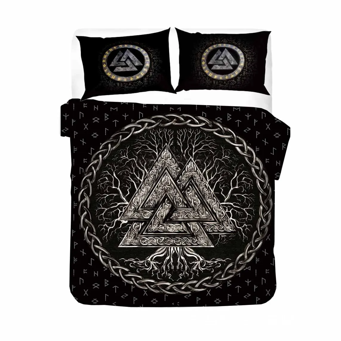 

Vikings Bedding Set Single Twin Full Queen King Size Ragnar Lothbrok Bed Set Aldult Kid Bedroom Duvetcover Sets 3D Print 013