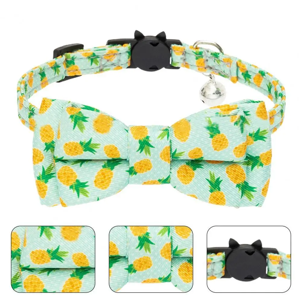 

Pet Supplies Useful Fruit Pattern Bow Dog Collar Accessory Pet Bow Necklace Smell-less for Cat