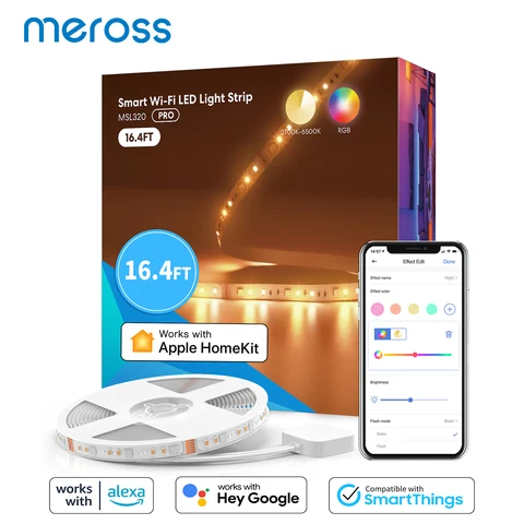 Умная светодиодная полоса MERoss HomeKit