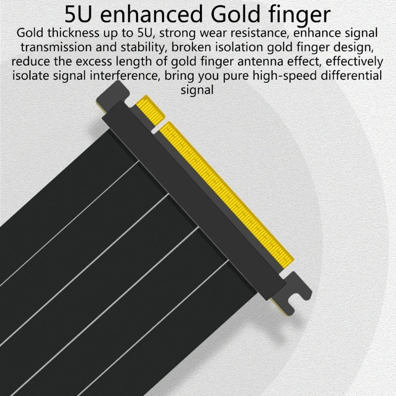 

High-performance Graphic Extension Cable for GPU Vertical Flexible Extender Card Y98A