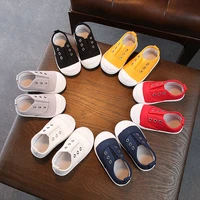 childrens canvas shoes spring and autumn style kindergarten indoor shoes girls canvas shoes childrens small white shoes