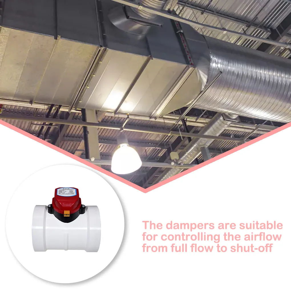

Air Damper Valve Duct Ventilation Electric Control Motorized Volume