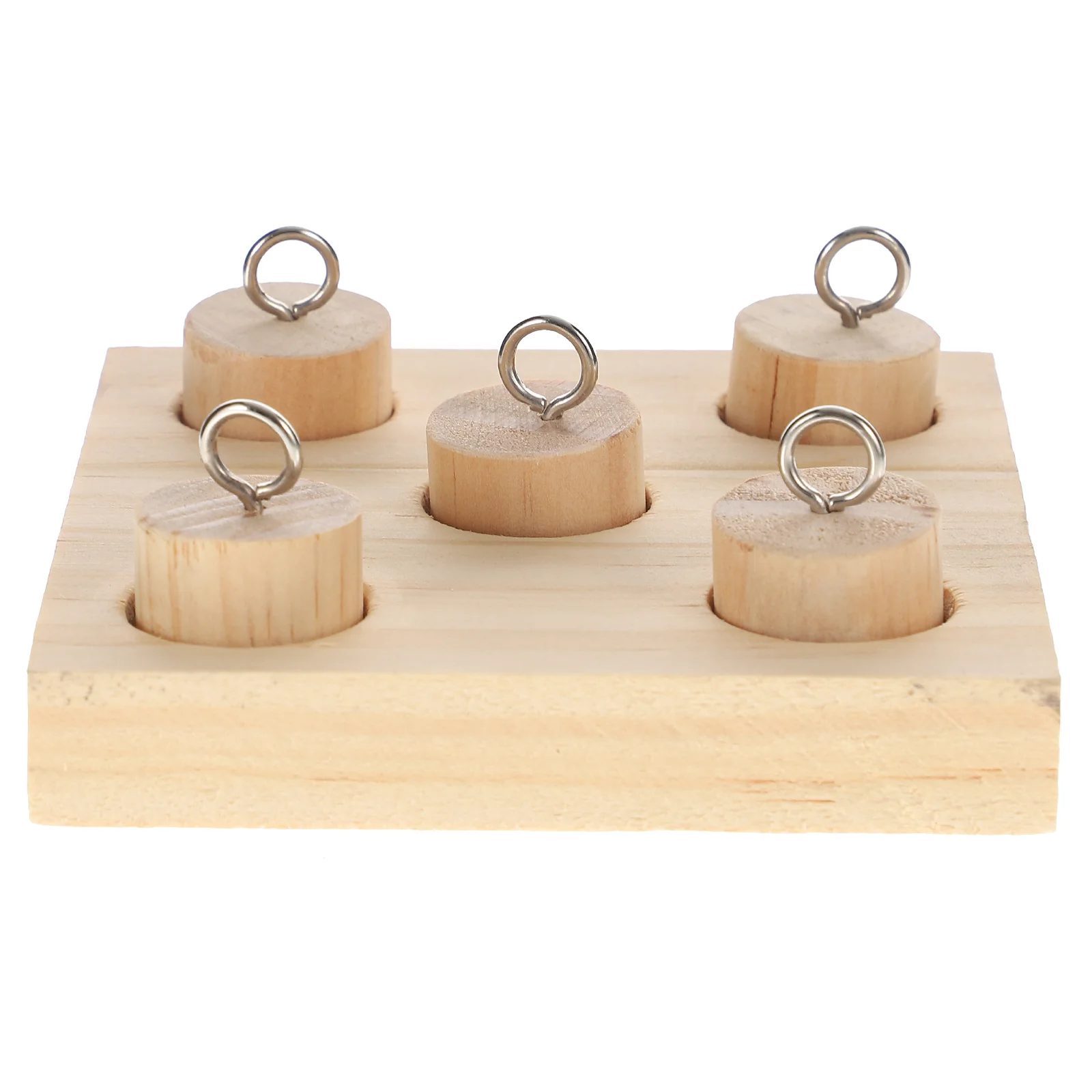 

Toy Bird Parrot Toys Puzzle Wooden Training Chew Parakeet Intelligence Educational Block Cage Foot Wood Cockatiel Grinding Stand