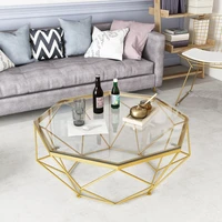 luxury modern living room coffee table center nordic golden design neat side table industrial art mesa terraza office furniture