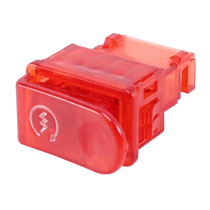 

4X Motorcycle Horn Switch Button Turn Signal Switch Button Start Button For Honda DIO ZX AF27 AF28 AF34 AF35 Red