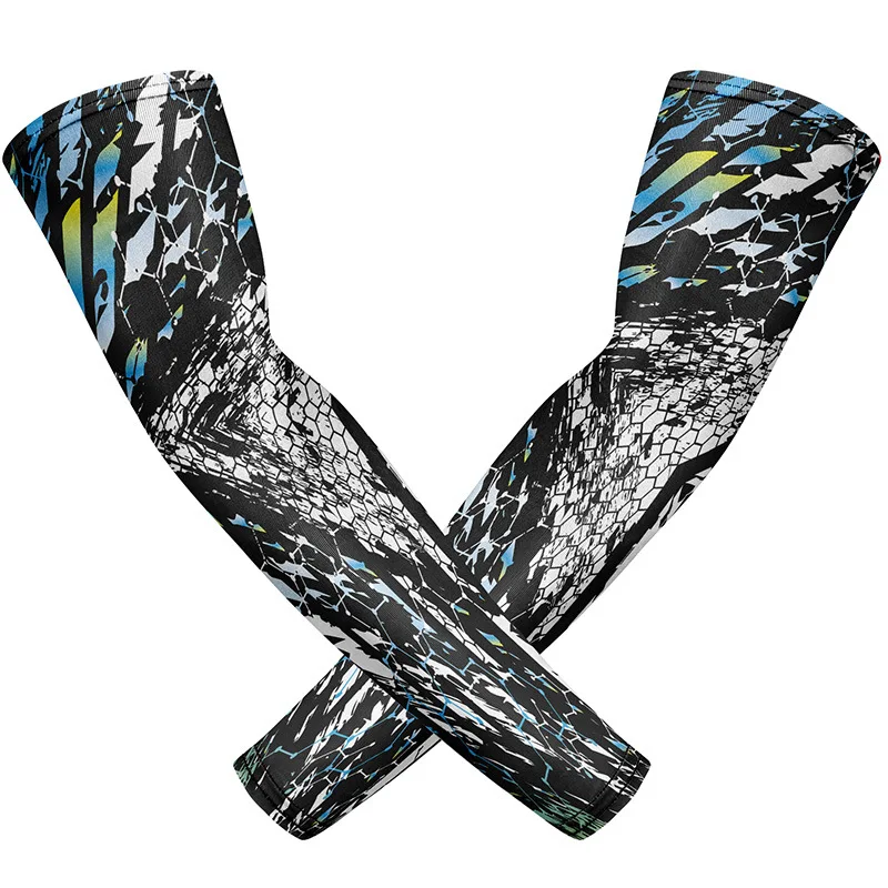 

Sports Arm Compression Sleeve Plus Size Cycling Arm Warmer Summer Fishing Basketball Armguard Sun UV Protection Tattoo Sleeves