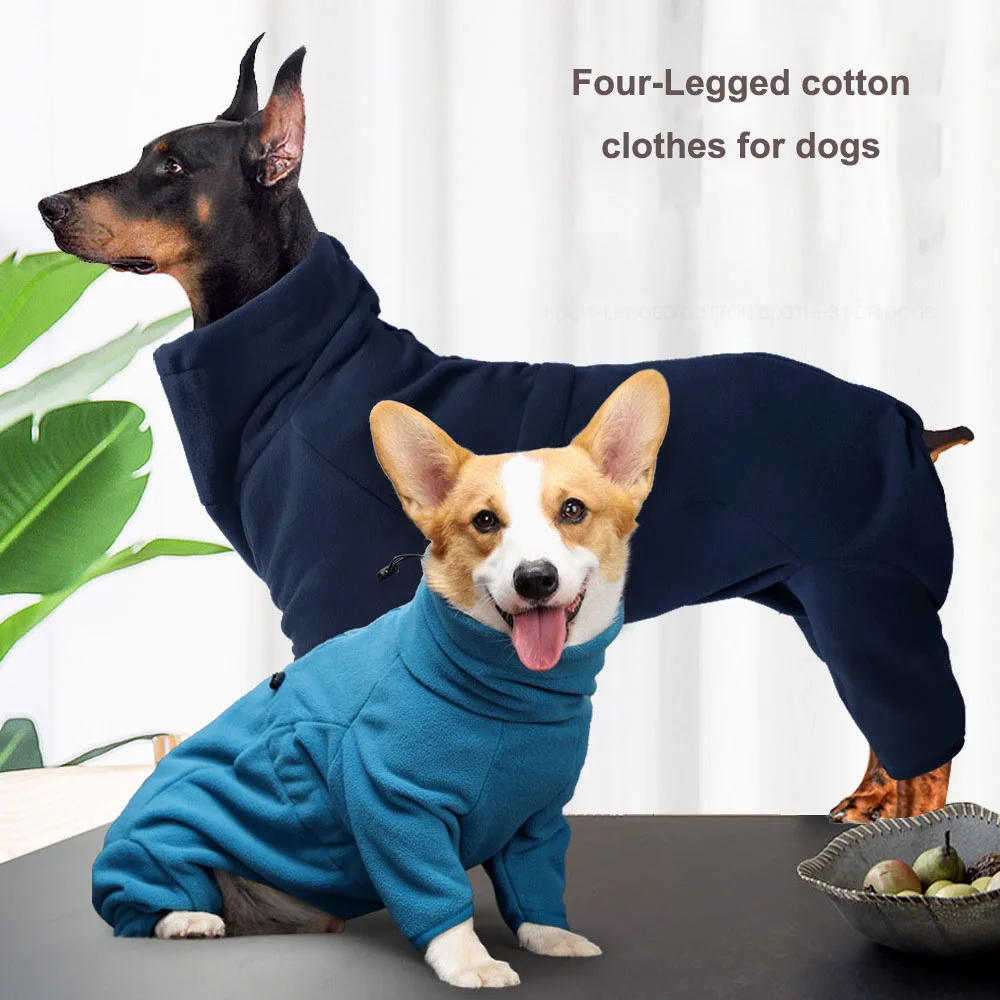 

Winter Warm Pet Dog Clothes Coat Clothing Thick Fleece Dogs Clothes For Small Medium Large Dogs Labrador Coat Pet Supplies