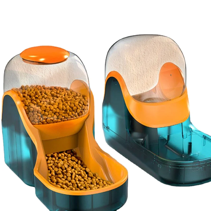 

YOKEE 3.8L Gravity Pet Water Dispenser Cat Automatic Feeder Plastic Dog Water Bottle Food Water Pet Feeding Bowl for Cat Dog