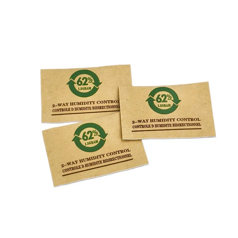 12 шт. 1 5 г RH 62% 2-сторонний контроль влажности травы табак увлажняющий пакет