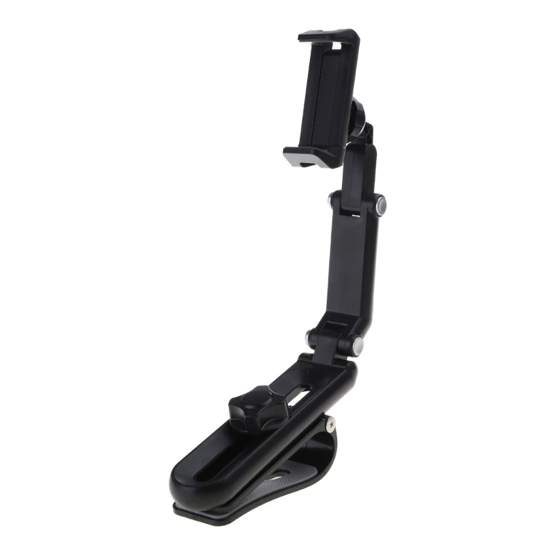 

Visor Car Phone Holder Mount Stand Adjustable Arm Bracket for Steering Wheel GTWS