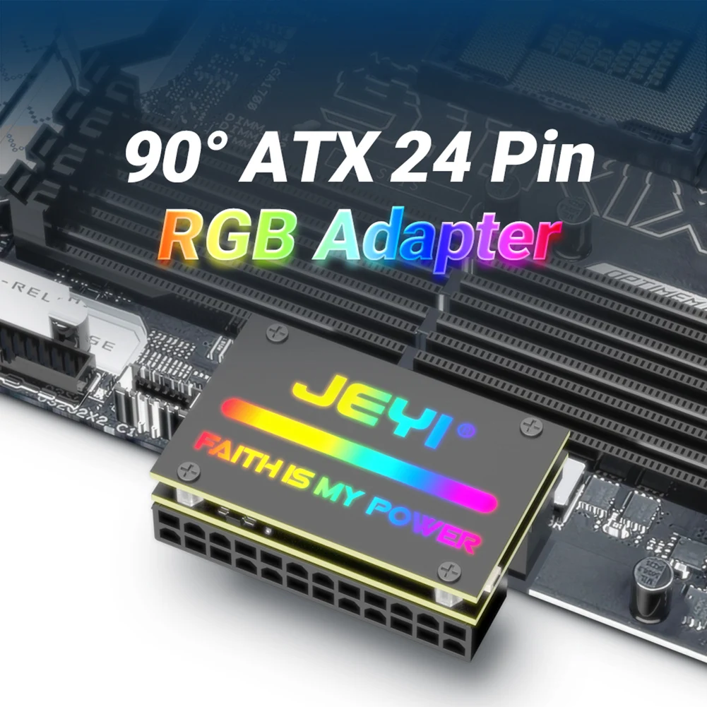 

Блок питания ATX, 24 контакта, 90 градусов, 18 режимов освещения