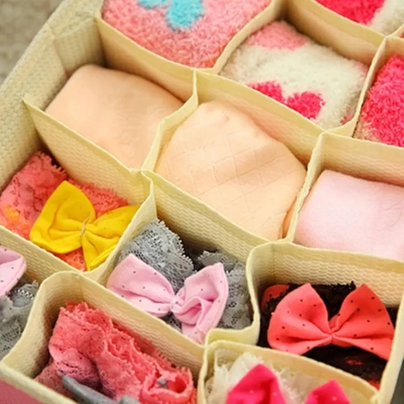 Новый Монотонный Ящик Для Хранения Нижнего Белья Из Нетканого Материала