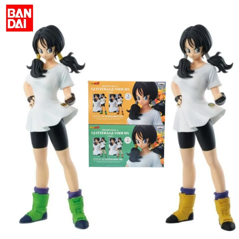 

Bandai Original Dragon Ball Anime Figure GLITTER & GLAMOURS Videl Action Figure Toys For Kids Gift Collectible Model Ornaments