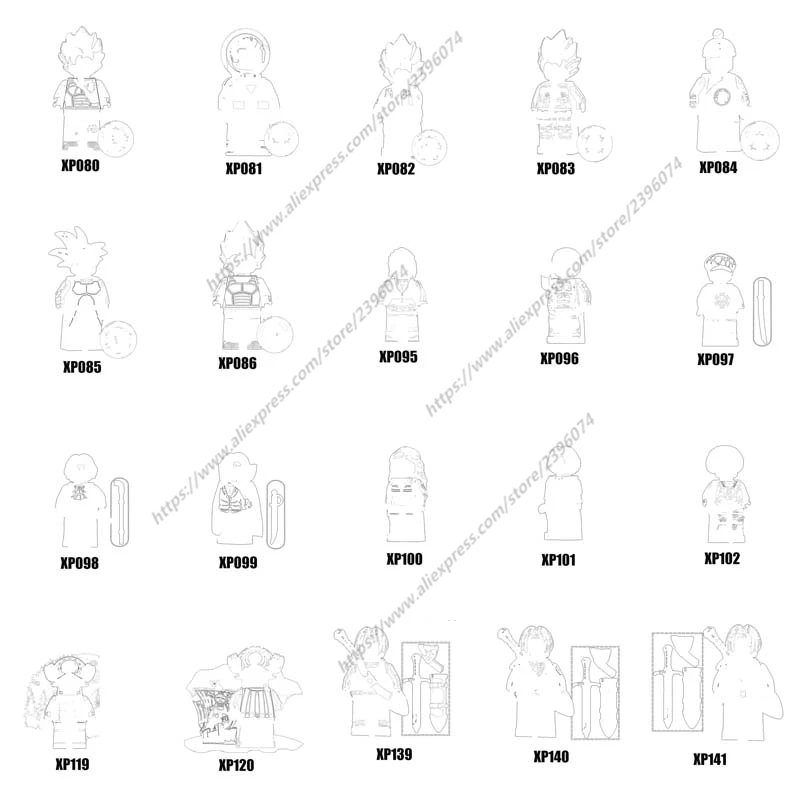 Экшн-фигурки из одного мультфильма аксессуары строительные блоки игрушки