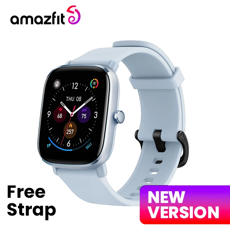【Free Strap】 Amazfit GTS 2 mini Smartwatch 68+Sports Modes Sleep Monitoring Smart Watch For Android iOS - купить по выгодной