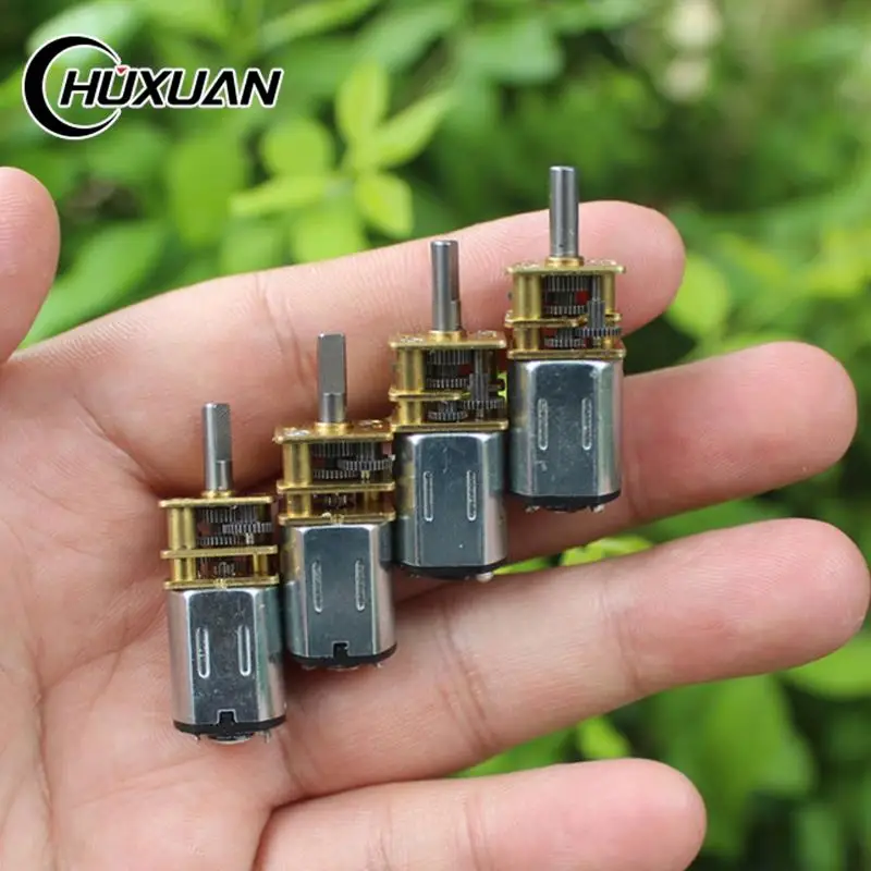 Высококачественная фотомагнитола 5 в 28 об/мин, редуктор медленной скорости Micro Mini N20, полностью Металлическая фотомагнитола, самодельный робот-автомобиль