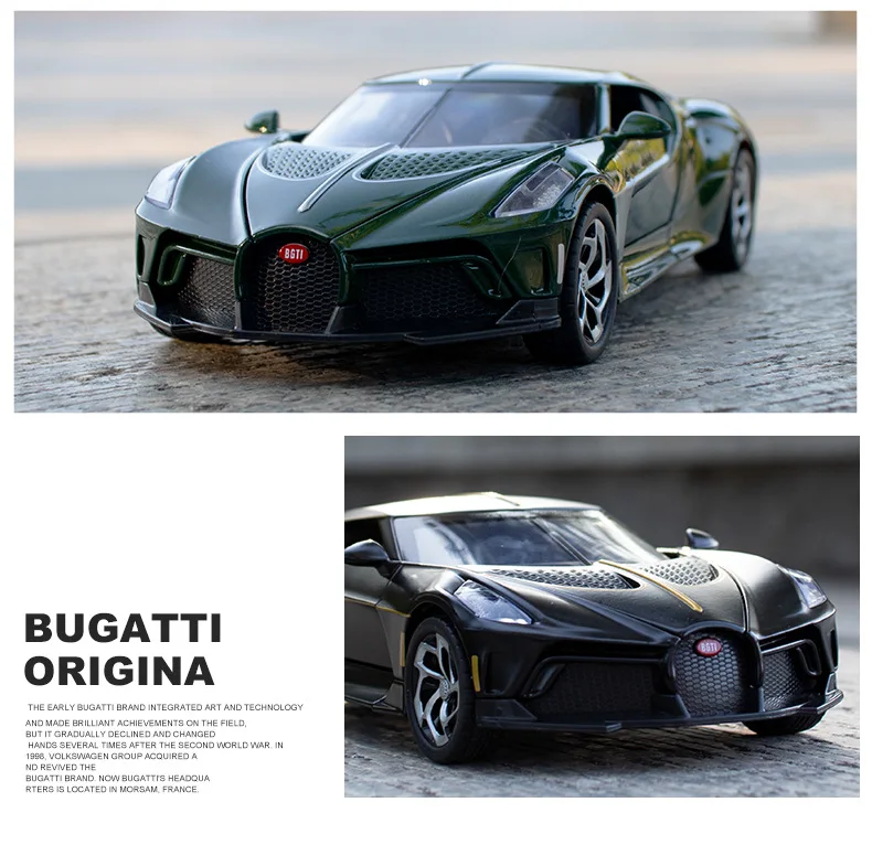 Модель спортивной машины Supercar 1:24 из сплава под давлением модель сцены со звуком и