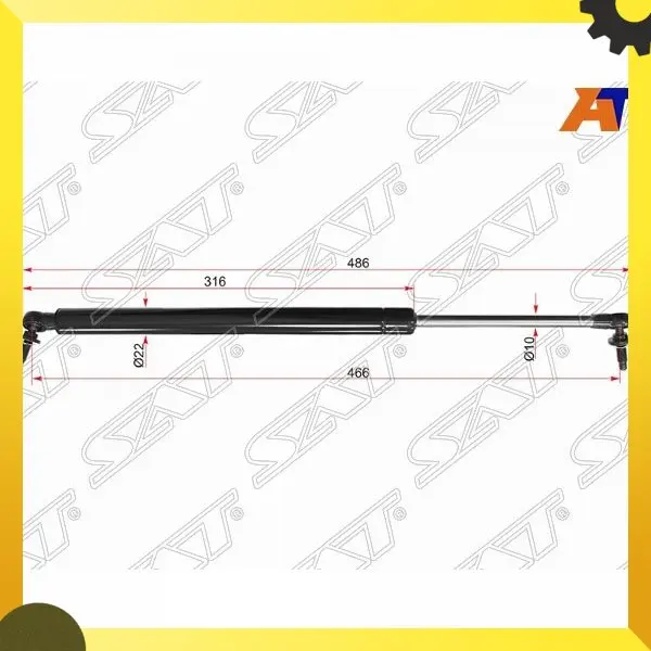Амортизатор крышки багажника JEEP GRAND CHEROKEE 93-99 SAT ST-55137022AA | Автомобили и мотоциклы