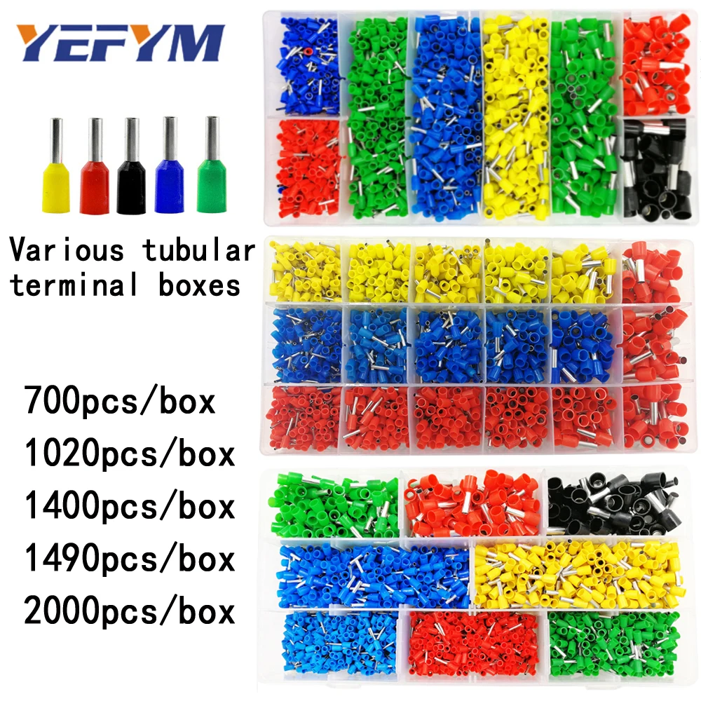 

350-2000 шт., трубчатые клеммы YEFYM