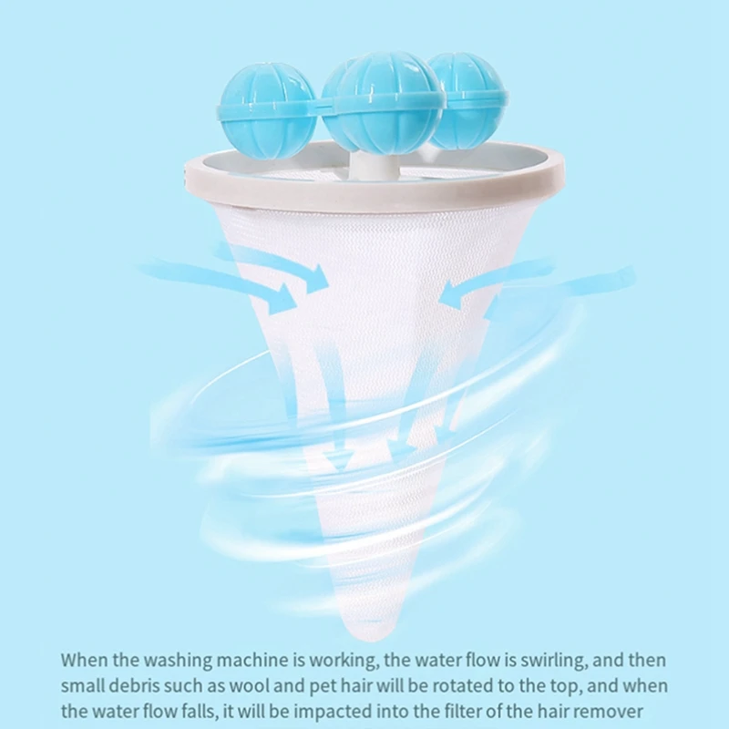 Мешок-фильтр для волос ловушка ворса стиральной машины многоразовая мытья