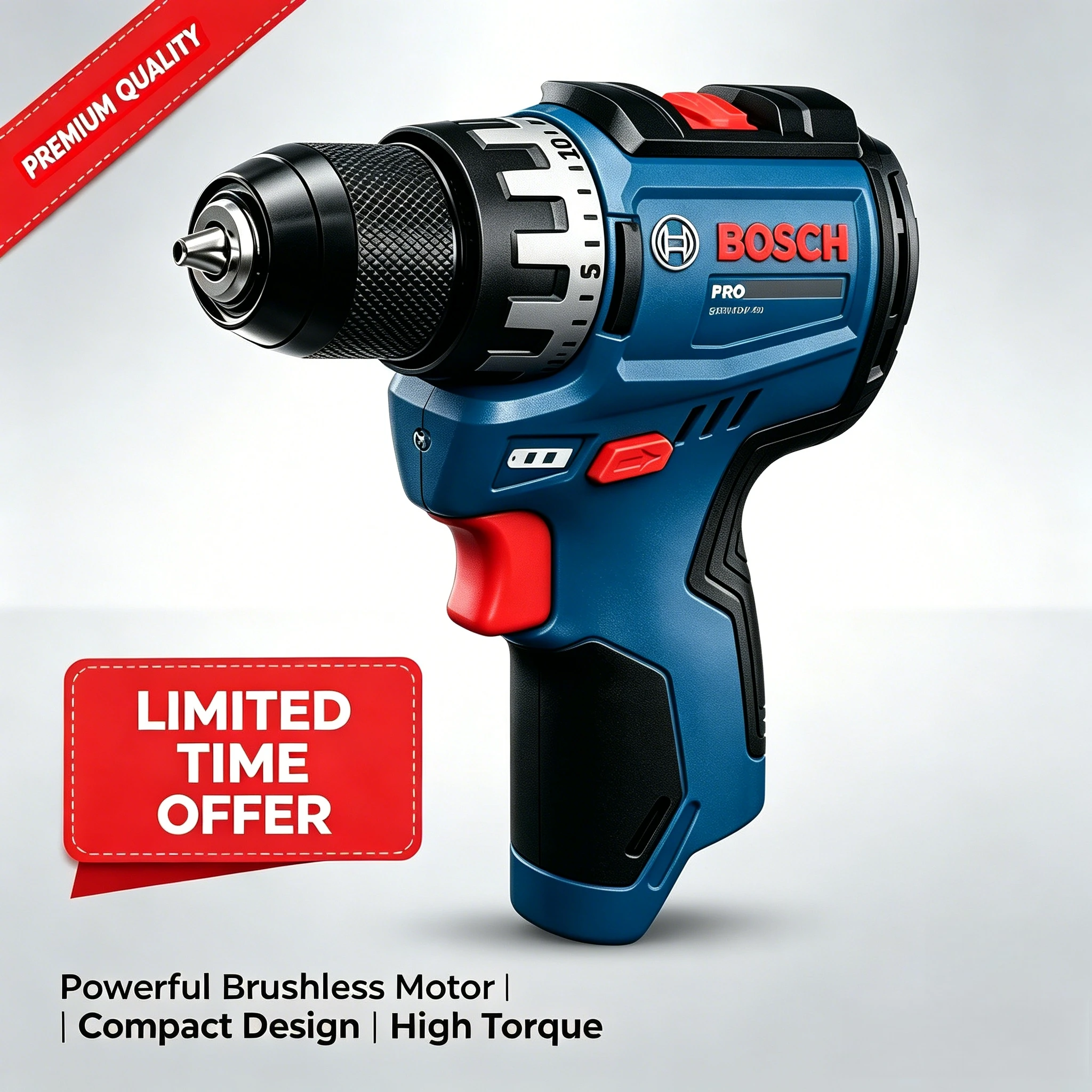Фото Профессиональная аккумуляторная дрель Bosch GSR12v-31, 12 В, электрическая отвертка, компактный мини-электроинструмент с регулировкой крутящего момента для сверления дерева и металла №1